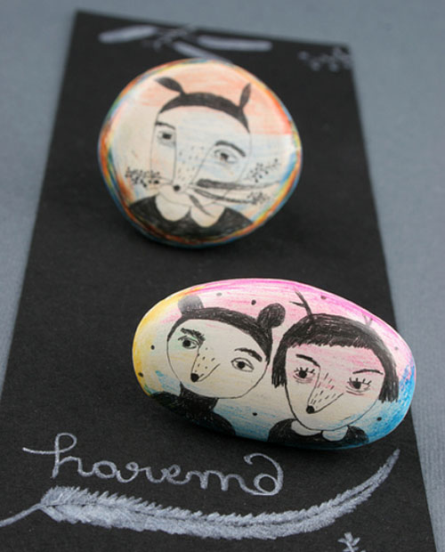 Handmade brooches by Harem6  IB Flickr group picks: Things I would buy