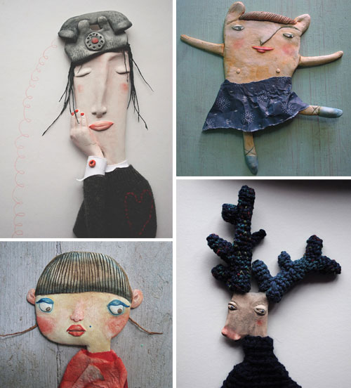 Handmade creations by Denitsa  Clay brooches and Denitsa’s world