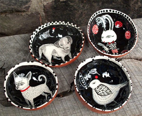 Ceramic bowls by Jenny Mendes  Endless creativity on Jenny Mendes’s ceramics